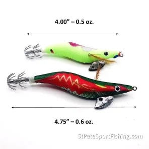 Squid Jig Kit 10 Pc. 2 Sizes